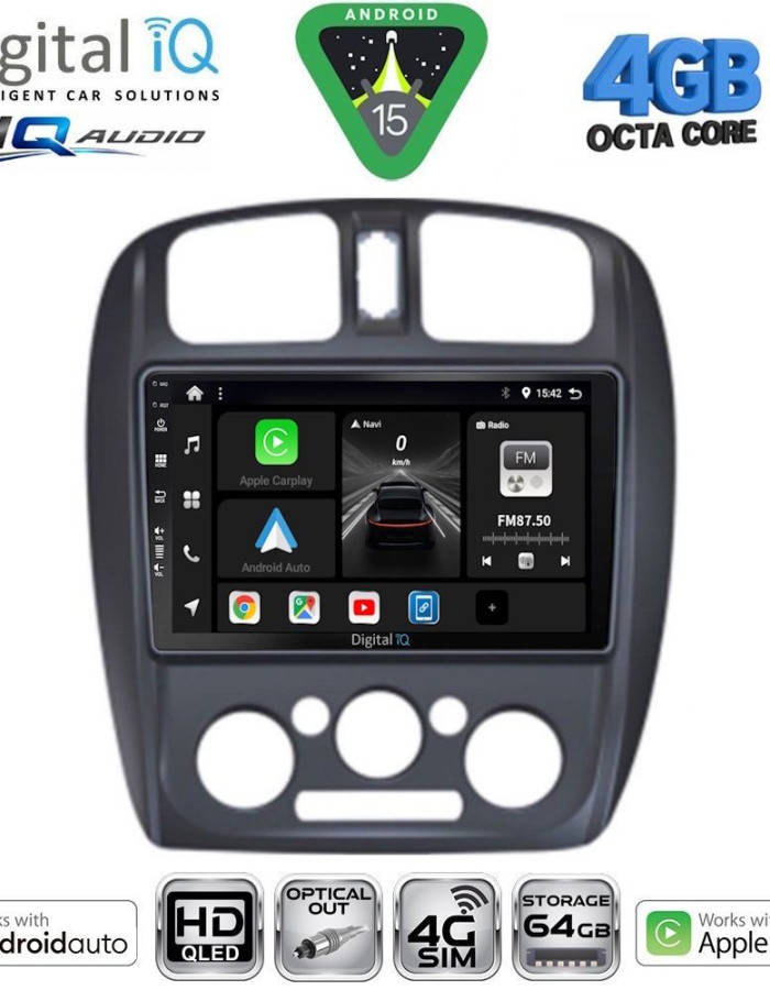 DIGITAL IQ BXK 19363_CPAA (9inc) MULTIMEDIA TABLET for MAZDA 323  mod. 1998-2004