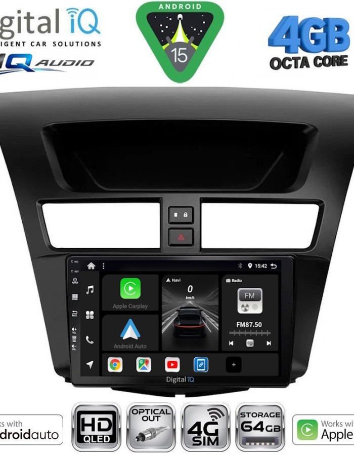 DIGITAL IQ BXK 19364_CPAA (9inc) MULTIMEDIA TABLET for MAZDA BT50 mod. 2012-2019