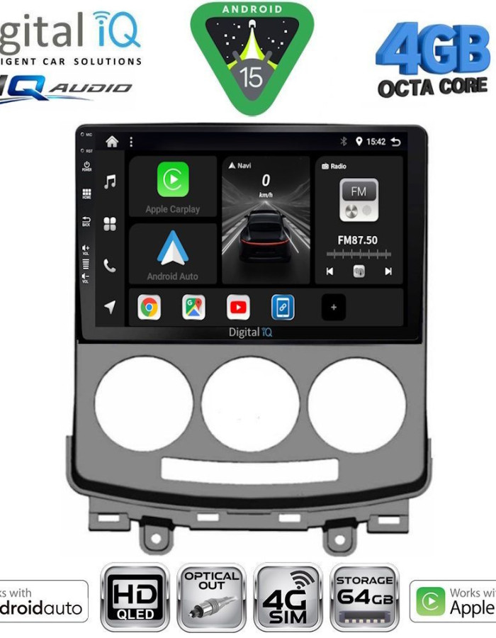 DIGITAL IQ BXK 19370_CPAA (9inc) MULTIMEDIA TABLET for MAZDA 5  mod. 2004-2010