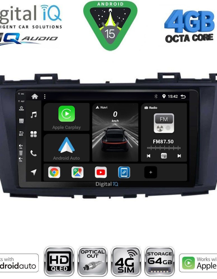 DIGITAL IQ BXK 19371_CPAA (9inc) MULTIMEDIA TABLET for MAZDA 5 mod. 2011-2020