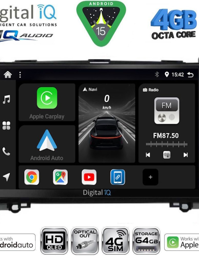DIGITAL IQ BXK 19400_CPAA (9inc) MULTIMEDIA TABLET for MERCEDES A – B -SPRINTER – VITO mod. 2007-2020