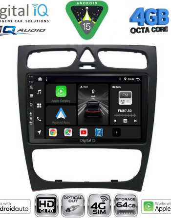 DIGITAL IQ BXK 19402_CPAA (9inc) MULTIMEDIA TABLET for MERCEDES C (W203) mod. 1999-2004