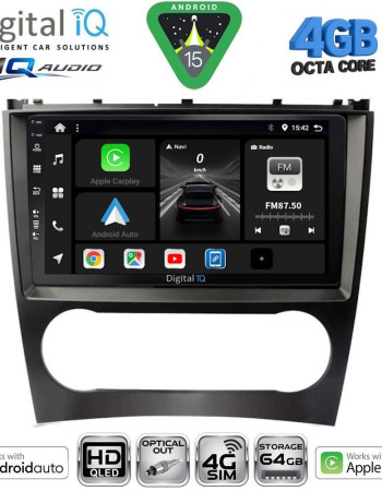 DIGITAL IQ BXK 19404_CPAA (9inc) MULTIMEDIA TABLET for MERCEDES C – CLK (W203-209) mod. 2004-2008