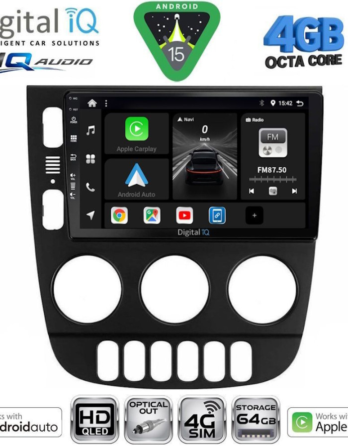 DIGITAL IQ BXK 19413_CPAA (9inc) MULTIMEDIA TABLET for MERCEDES ML (W163) mod. 2002-2005