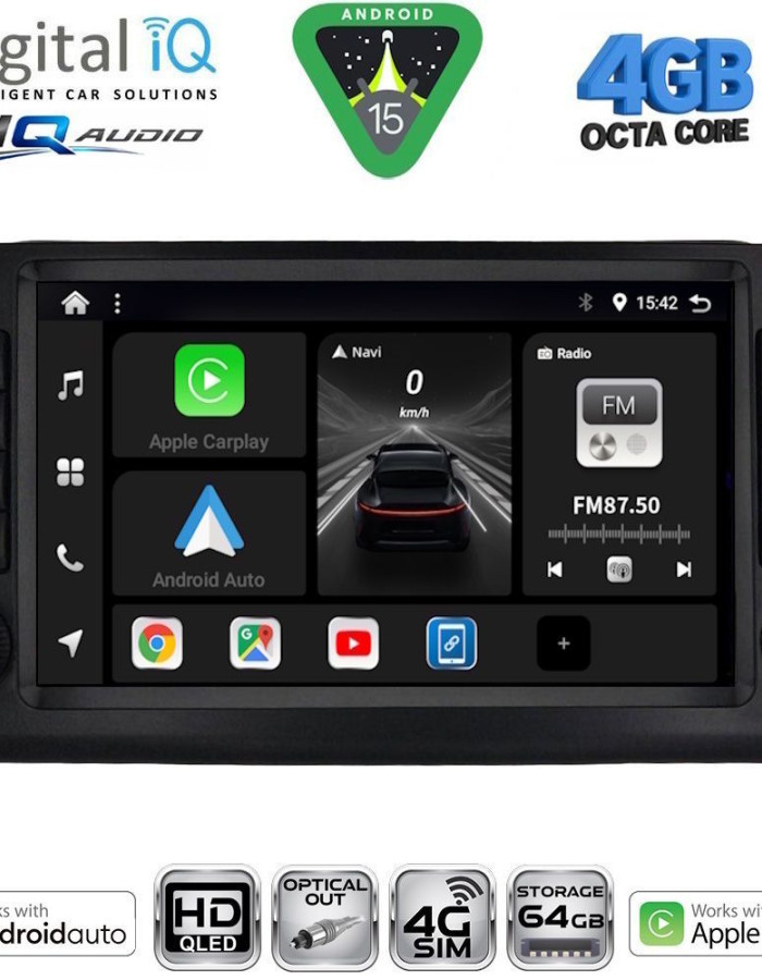 DIGITAL IQ BXK 19416_CPAA (9inc) MULTIMEDIA TABLET for MERCEDES ML (W164) – GL (X164) mod. 2005-2011