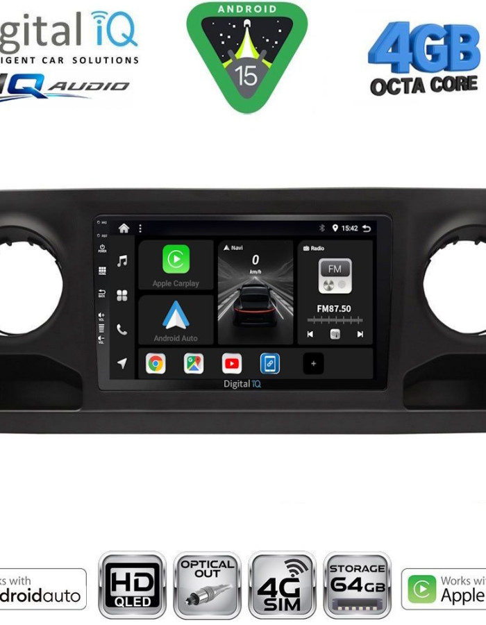 DIGITAL IQ BXK 19424_CPAA (10inc) MULTIMEDIA TABLET for MERCEDES SPRINTER mod. 2018-2026