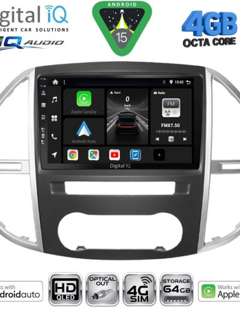 DIGITAL IQ BXK 19429_CPAA (10inc) MULTIMEDIA TABLET for MERCEDES VITO – VIANO  (W447) mod. 2015-2024