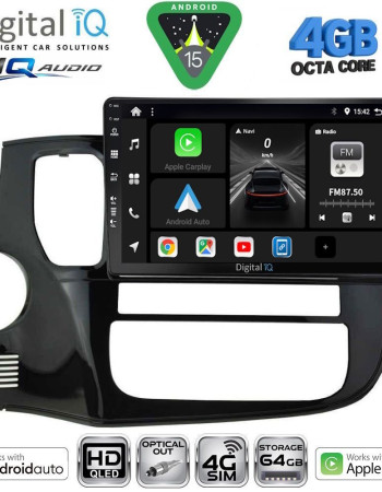 DIGITAL IQ BXK 19443_CPAA (10inc) MULTIMEDIA TABLET for MITSUBISHI OUTLANDER mod. 2013-2020
