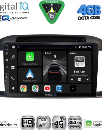 DIGITAL IQ BXK 19457BL_CPAA (9inc) MULTIMEDIA TABLET for NISSAN MICRA K12 mod. 2002-2010 (BLACK)