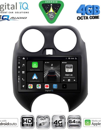 DIGITAL IQ BXK 19459_CPAA (9inc) MULTIMEDIA TABLET for NISSAN MICRA mod. 2010-2014