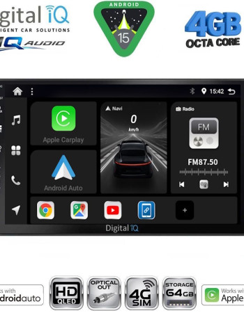 DIGITAL IQ BXK 19460_CPAA (9inc) MULTIMEDIA TABLET for NISSAN MICRA mod. 2017-2025