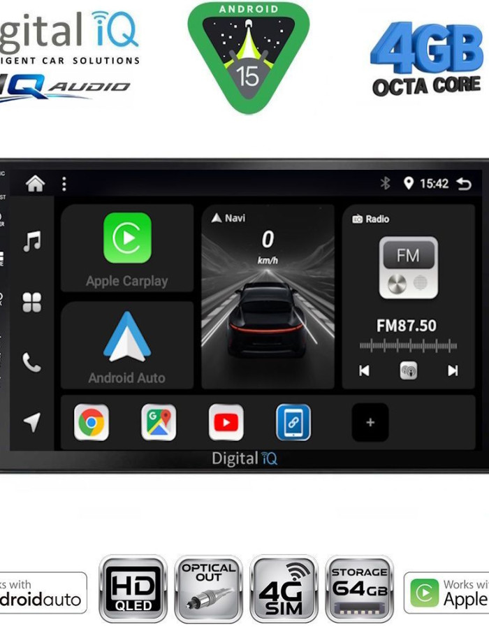 DIGITAL IQ BXK 19460_CPAA (9inc) MULTIMEDIA TABLET for NISSAN MICRA mod. 2017-2025