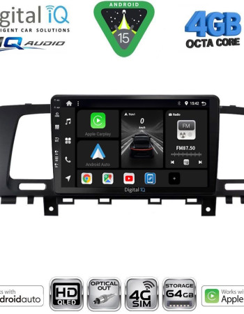 DIGITAL IQ BXK 19462_CPAA (9inc) MULTIMEDIA TABLET for NISSAN MURANO mod. 2007-2014