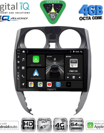 DIGITAL IQ BXK 19464_CPAA (10inc) MULTIMEDIA TABLET for NISSAN NOTE mod. 2012-2020