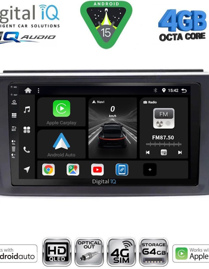 DIGITAL IQ BXK 19473_CPAA (9inc) MULTIMEDIA TABLET for NISSAN LEAF mod. 2018-2026