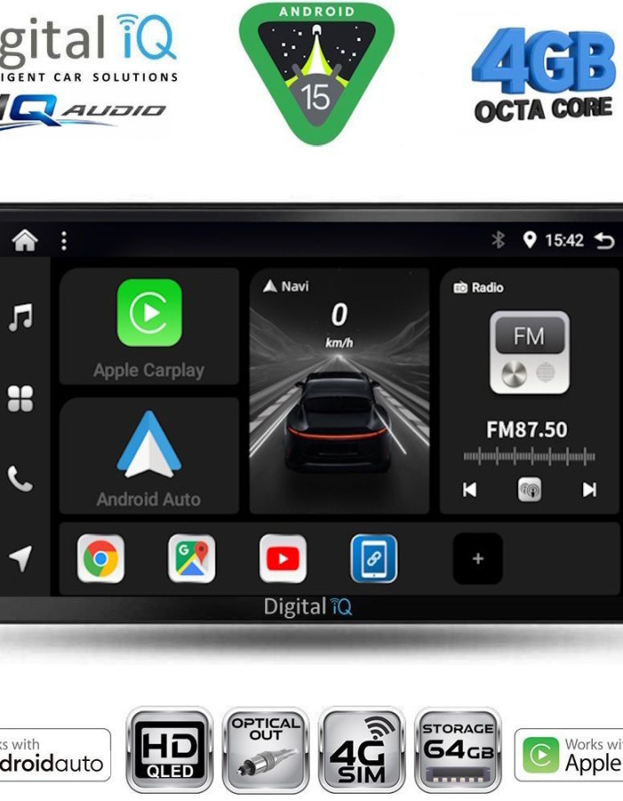DIGITAL IQ BXK 19476_CPAA (10inc) MULTIMEDIA TABLET for NISSAN XTRAIL mod. 2004-2007
