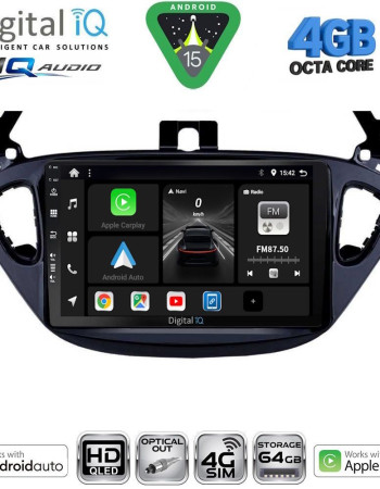 DIGITAL IQ BXK 19486_CPAA (9inc) MULTIMEDIA TABLET for OPEL ADAM - CORSA E  mod. 2014-2019