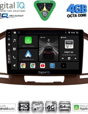 DIGITAL IQ BXK 19491BR_CPAA (9inc) MULTIMEDIA TABLET for OPEL INSIGNIA  mod.2008-2013 (BROWN)