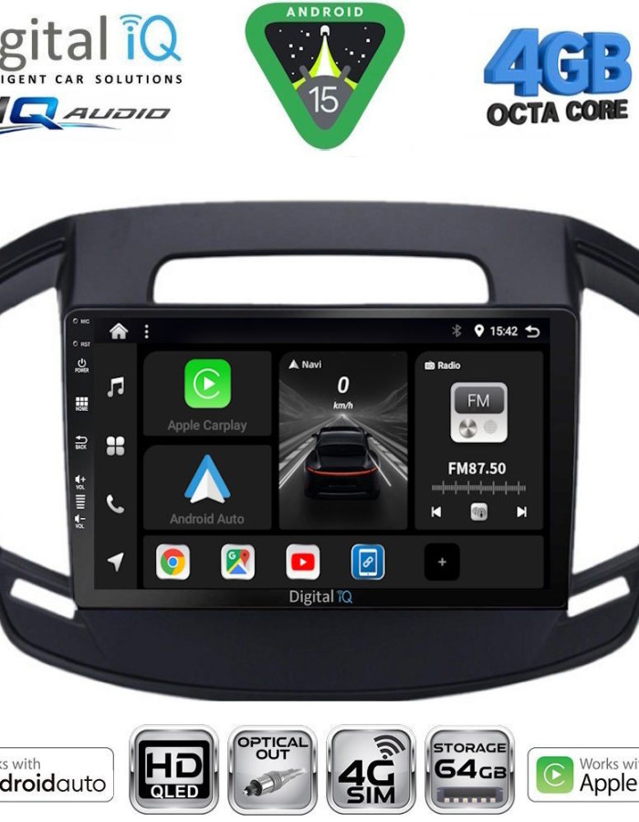 DIGITAL IQ BXK 19492_CPAA (9inc) MULTIMEDIA TABLET for OPEL INSIGNIA mod.2014-2017
