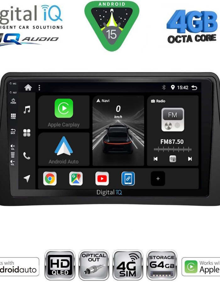 DIGITAL IQ BXK 19496_CPAA (9inc) MULTIMEDIA TABLET for OPEL MOKKA mod. 2012-2015