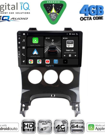 DIGITAL IQ BXK 19515_CPAA A/C (9inc) MULTIMEDIA TABLET for PEUGEOT 3008 mod. 2008-2016 με A/C