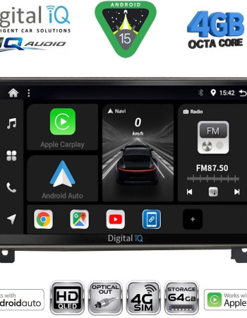 DIGITAL IQ BXK 19517_CPAA (9inc) MULTIMEDIA TABLET for PEUGEOT 407 mod. 2004-2011