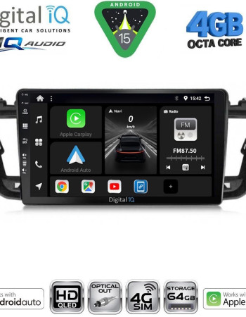 DIGITAL IQ BXK 19518_CPAA (9inc) MULTIMEDIA TABLET for PEUGEOT 508 mod. 2010-2016