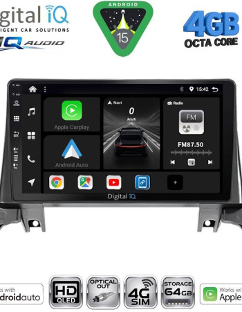 DIGITAL IQ BXK 19519_CPAA (9inc) MULTIMEDIA TABLET for PEUGEOT 3008 - 5008 mod. 2016-2024