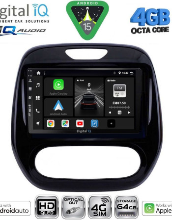 DIGITAL IQ BXK 19542_CPAA (9inc) MULTIMEDIA TABLET for RENAULT CAPTUR mod. 2013-2019