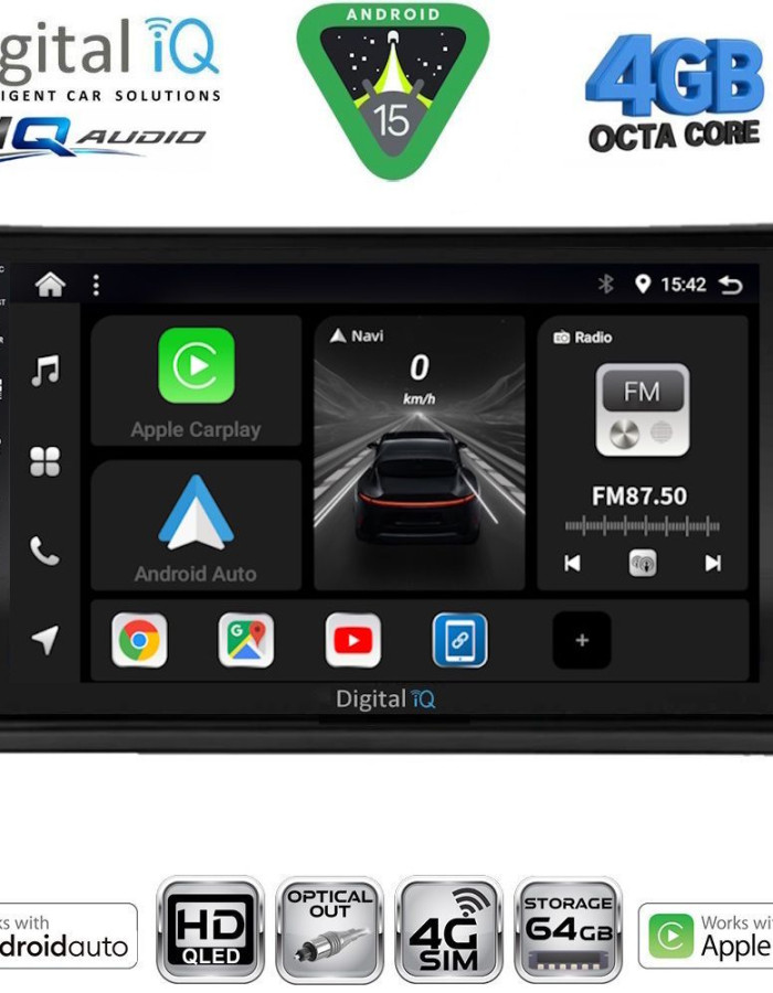 DIGITAL IQ BXK 19548_CPAA (9inc) MULTIMEDIA TABLET for RENAULT EXPRESS mod. 2020-2026