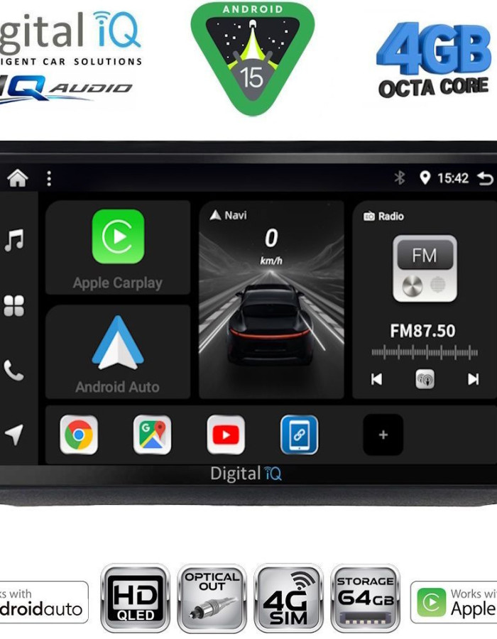 DIGITAL IQ BXK 19558_CPAA (10inc) MULTIMEDIA TABLET for OPEL VIVARO – RENAULT TRAFIC - NISSAN PRIMASTAR mod. 2004-2015