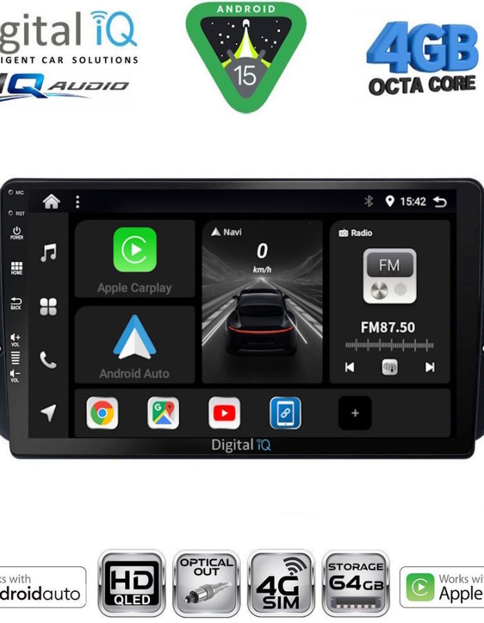 DIGITAL IQ BXK 19571_CPAA (9inc) MULTIMEDIA TABLET for SEAT IBIZA mod. 2008-2015