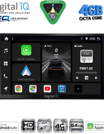 DIGITAL IQ BXK 19778_CPAA (10inc) MULTIMEDIA TABLET for TOYOTA LAND CRUISER LC300 mod. 2023-2026