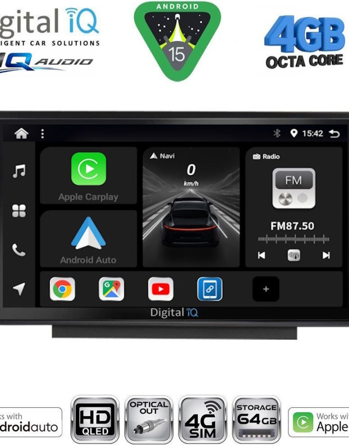 DIGITAL IQ BXK 19594_CPAA (9inc) MULTIMEDIA TABLET for SKODA OCTAVIA 5 mod. 2005-2012