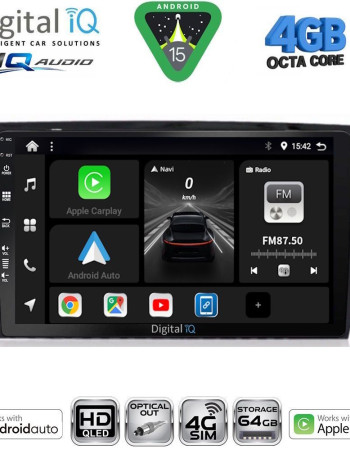 DIGITAL IQ BXK 19597_CPAA (10inc) MULTIMEDIA TABLET for SKODA OCTAVIA 7 mod. 2013-2021