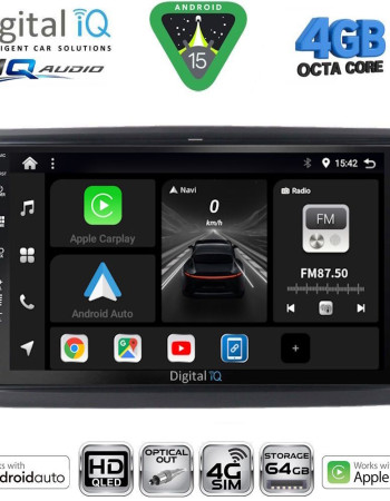 DIGITAL IQ BXK 19604B_CPAA (10inc) MULTIMEDIA TABLET for SKODA SUPERB mod. 2008-2015
