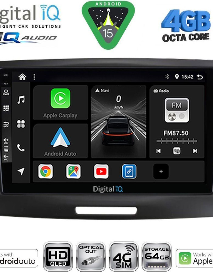 DIGITAL IQ BXK 19604A_CPAA (9inc) MULTIMEDIA TABLET for SKODA SUPERB mod. 2008-2015