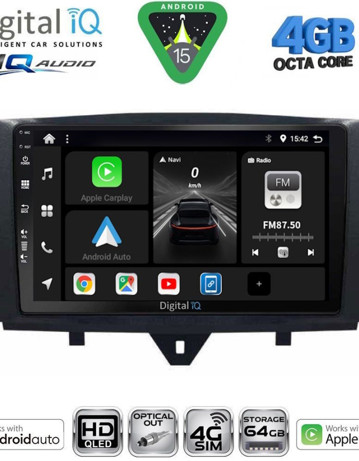 DIGITAL IQ BXK 19622_CPAA (9inc) MULTIMEDIA TABLET for SMART (451) mod. 2010-2015