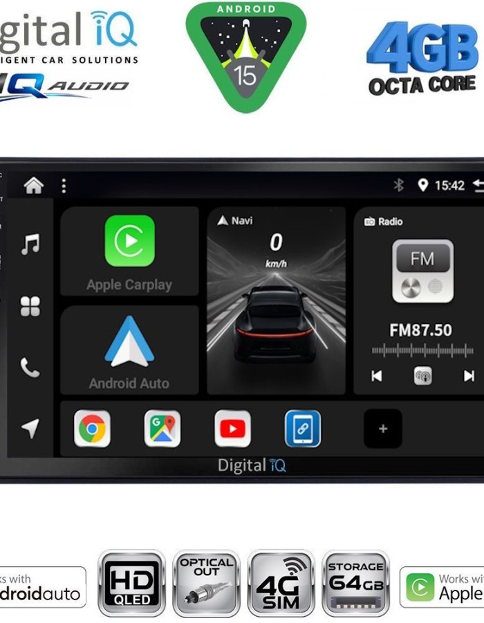 DIGITAL IQ BXK 19650_CPAA (9inc) MULTIMEDIA TABLET for SSANGYONG ACTYON - KYRON mod. 2006-2015