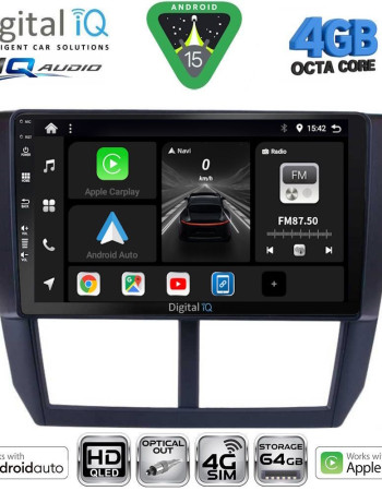 DIGITAL IQ BXK 19662_CPAA (9inc) MULTIMEDIA TABLET for SUBARU FORESTER - IMPREZA - XV mod. 2008-2013