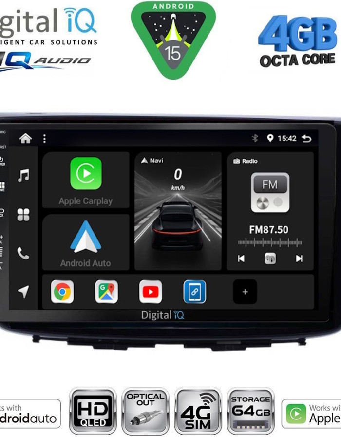 DIGITAL IQ BXK 19672_CPAA (9inc) MULTIMEDIA TABLET for SUZUKI BALENO mod. 2016-2022