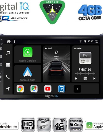 DIGITAL IQ BXK 19682_CPAA (9inc) MULTIMEDIA TABLET for OPEL AGILA - SUZUKI SPLASH mod. 2008-2018