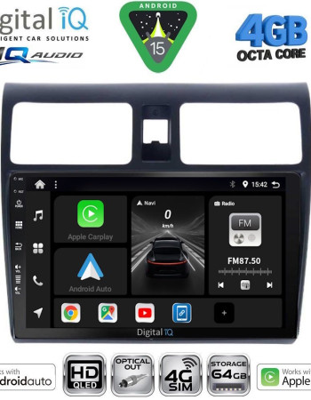 DIGITAL IQ BXK 19684_CPAA (10inc) MULTIMEDIA TABLET for SUZUKI SWIFT mod. 2005-2011