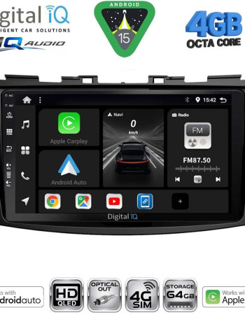DIGITAL IQ BXK 19685_CPAA (9inc) MULTIMEDIA TABLET for SUZUKI SWIFT mod. 2011-2016