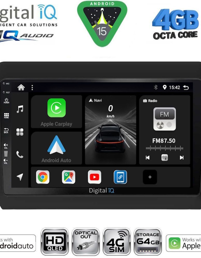 DIGITAL IQ BXK 19686_CPAA (9inc) MULTIMEDIA TABLET for SUZUKI SWIFT mod. 2017-2026