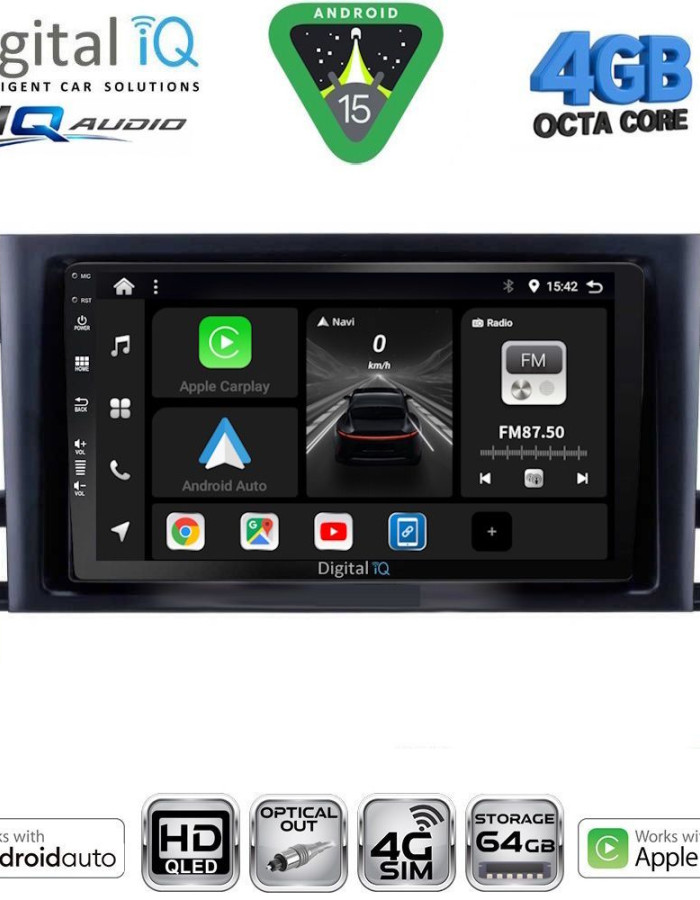 DIGITAL IQ BXK 19696_CPAA (9inc) MULTIMEDIA TABLET for SUZUKI GRAND VITARA mod. 2005-2015
