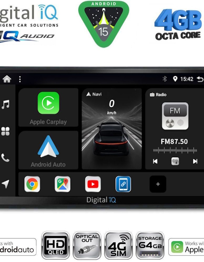 DIGITAL IQ BXK 19699_CPAA (10inc) MULTIMEDIA TABLET for TOYOTA AURIS mod. 2013-2015