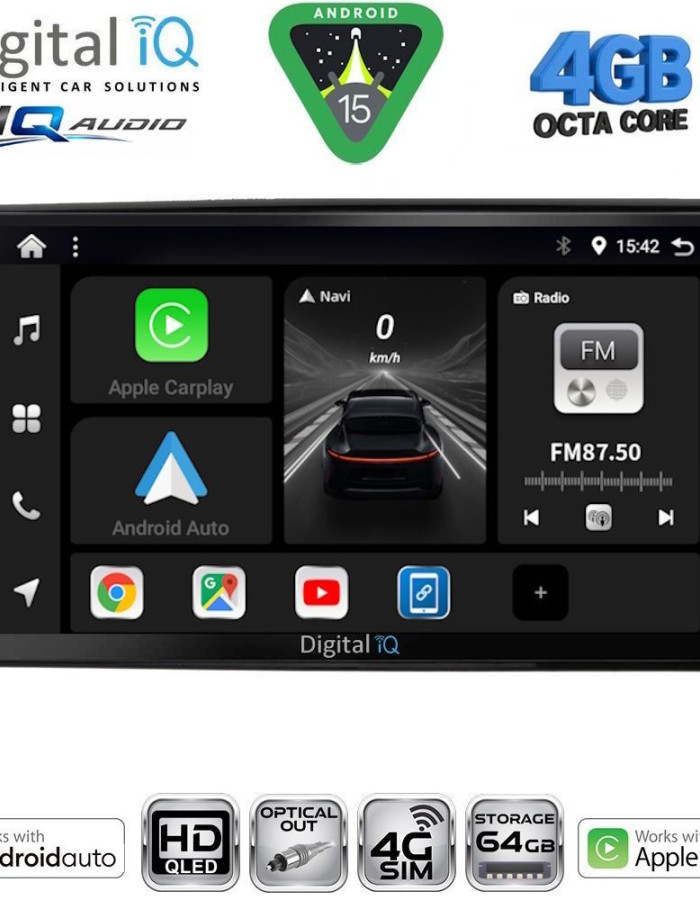 DIGITAL IQ BXK 19701_CPAA (10inc) MULTIMEDIA TABLET for TOYOTA RAIZE mod. 2020-2026