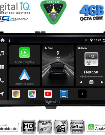 DIGITAL IQ BXK 19703_CPAA (9inc) MULTIMEDIA TABLET for TOYOTA AURIS mod. 2015-2021 – AYGO X mod. 2022-2026 – COROLLA mod. 2017-2019