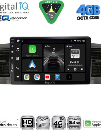 DIGITAL IQ BXK 19712GR_CPAA (9inc) MULTIMEDIA TABLET for TOYOTA COROLLA mod. 2001-2006 (GREY)